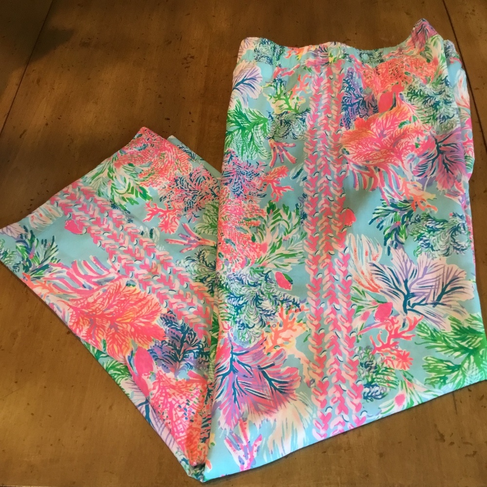 Lilly Pulitzer Colorful Wide Leg Pants - Picture 14 of 16